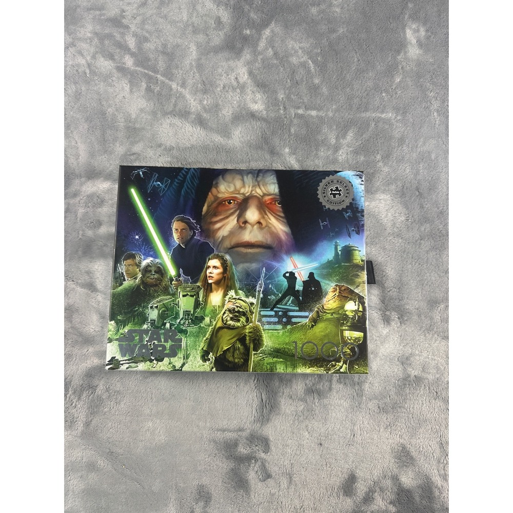 Star Wars Buffalo Games Silver Select Edition 1000 Piece Jigsaw Puzzle Collage‎